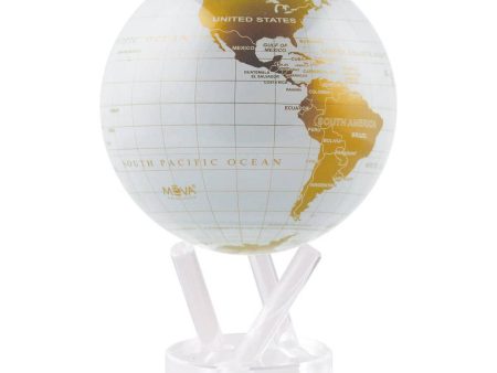 White and Gold Globe-4.5  Online Sale