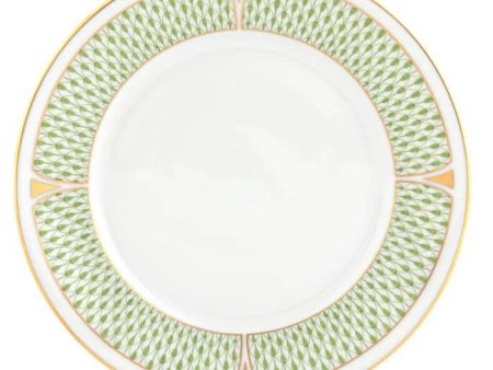 Art Deco Green Salad Plate For Cheap