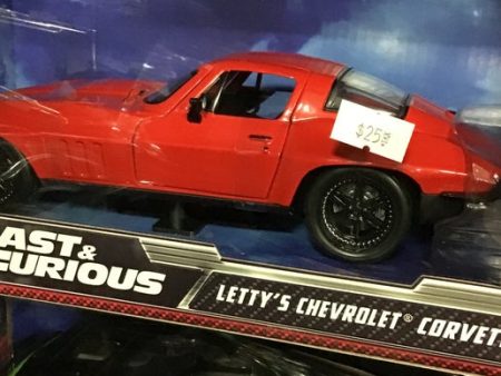 1:24 Jada Fast & Furious Letty s Red Chevrolet Corvette Online Hot Sale