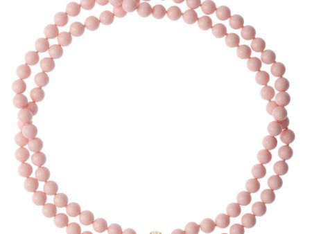 Victoire 8mm Pink Necklace Online Hot Sale