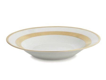 William Gold Rim Soup Plate Hot on Sale