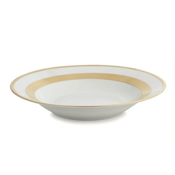 William Gold Rim Soup Plate Hot on Sale