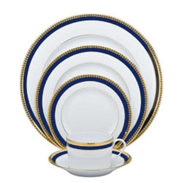 Symphonie Blue & Gold Large Dinner Online now