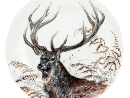 Sologne Stag Dessert Plate For Sale