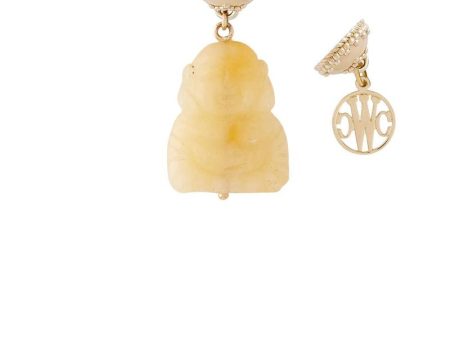 Carved Yellow Jade Buddha Tag Online Hot Sale