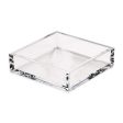 Acrylic Luncheon Napkin Holder in Crystal Clear Online Hot Sale