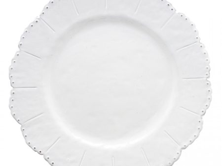 Bella Bianca Beaded Dinner Plate For Discount