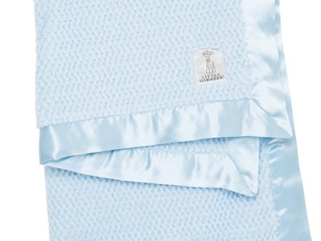 Luxe Twist Baby Blanket-Blue Supply