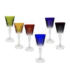 Timeless Box of Six Assorted Colors Crystalline Goblets Online Sale