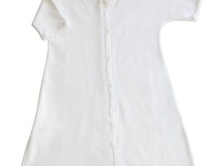 White Jersey Day Gown on Sale