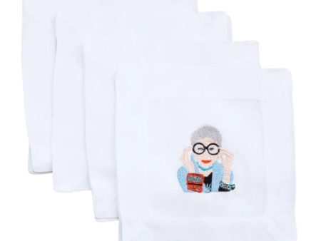 Iris Apfel Cocktail Napkins For Cheap