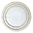 Simply Elegant Gold Salad Plate Fashion