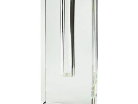 Crystal Rectangular Bud Vase - Tall Fashion